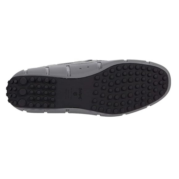 NiB Swims Men's Woven Driver Slip On Loafers Grey / Black Size 8 FLD228 - Picture 3 of 3